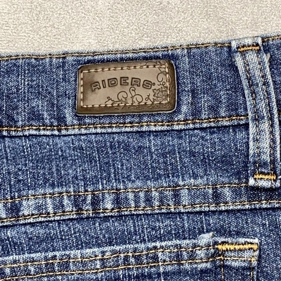 Lee Riders Jeans Womens 18M Blue Denim Straight Leg Classic Five-Pocket Stretch - Picture 16 of 16